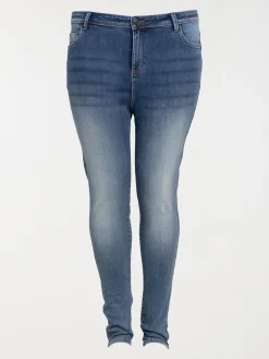 Jean push up grande taille femme