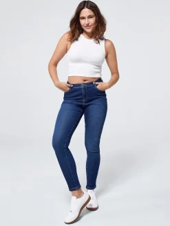 Jean push up skinny brut femme