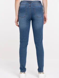 Jean push up skinny stone femme