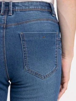 Jean push up skinny stone femme