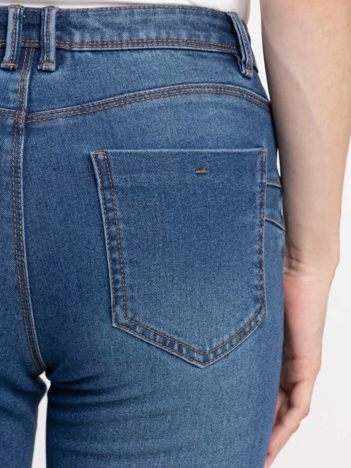 Jean push up skinny stone femme