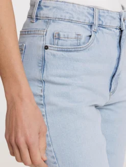 Jean regular bleached femme