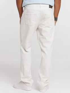 Jean regular homme coloris ivoire