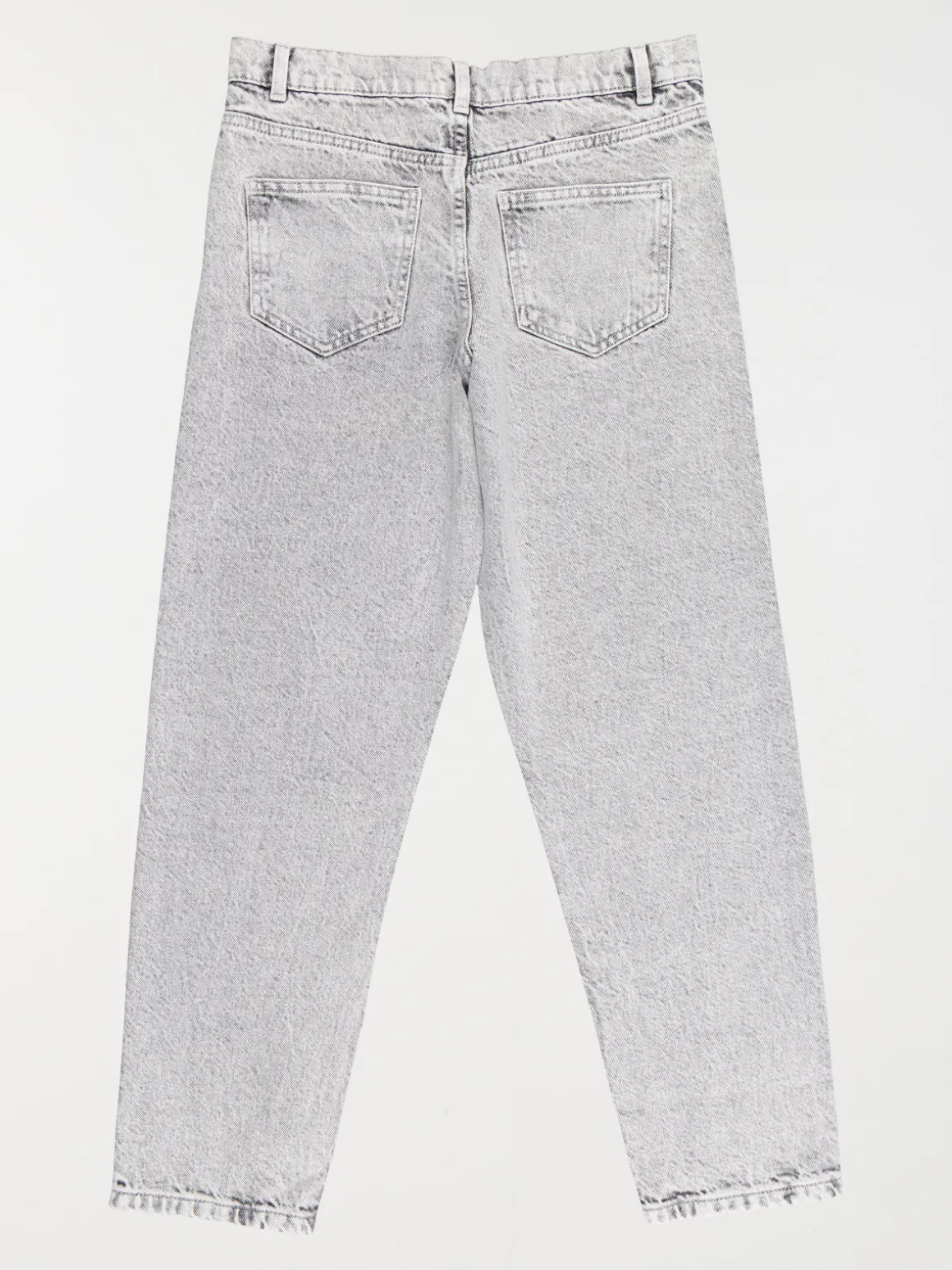 Jean relaxed gris bleach garçon (XXS-M)