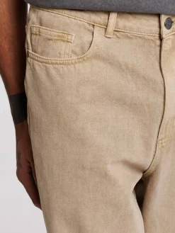 Jean relaxed light camel homme