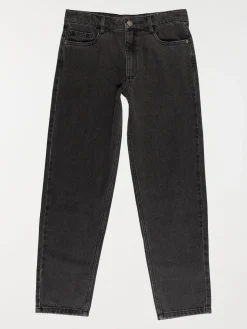 Jean relaxed noir bleach garçon (XXS-M)