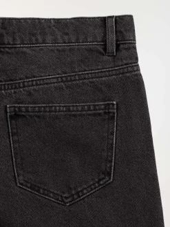 Jean relaxed noir bleach garçon (XXS-M)