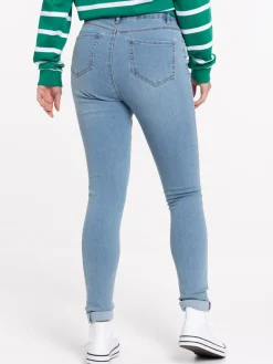 Jean skinny bleached femme