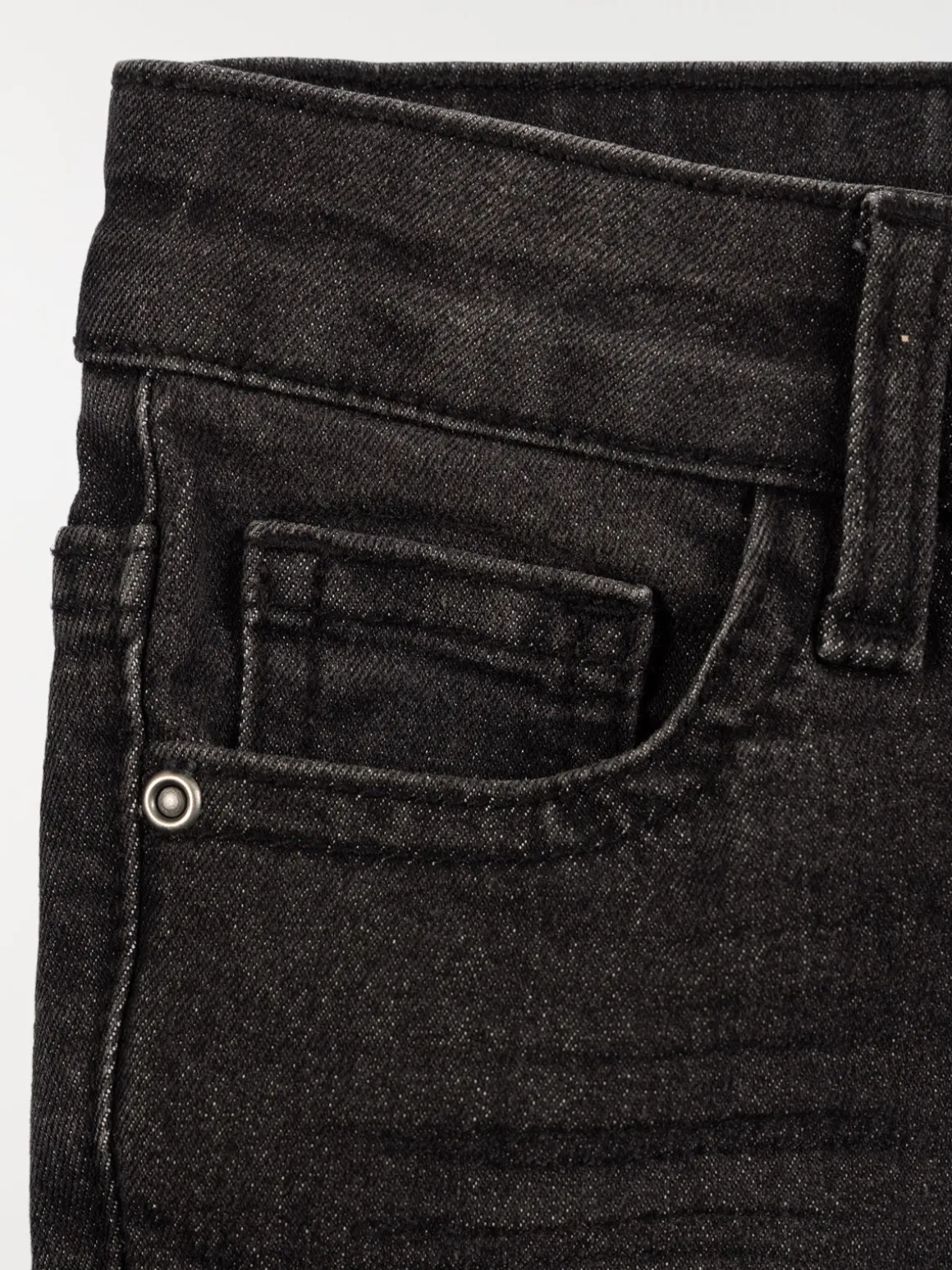 Jean skinny noir garçon (3-12A)