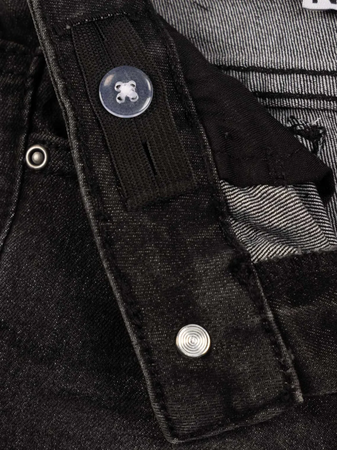 Jean skinny noir garçon (3-12A)