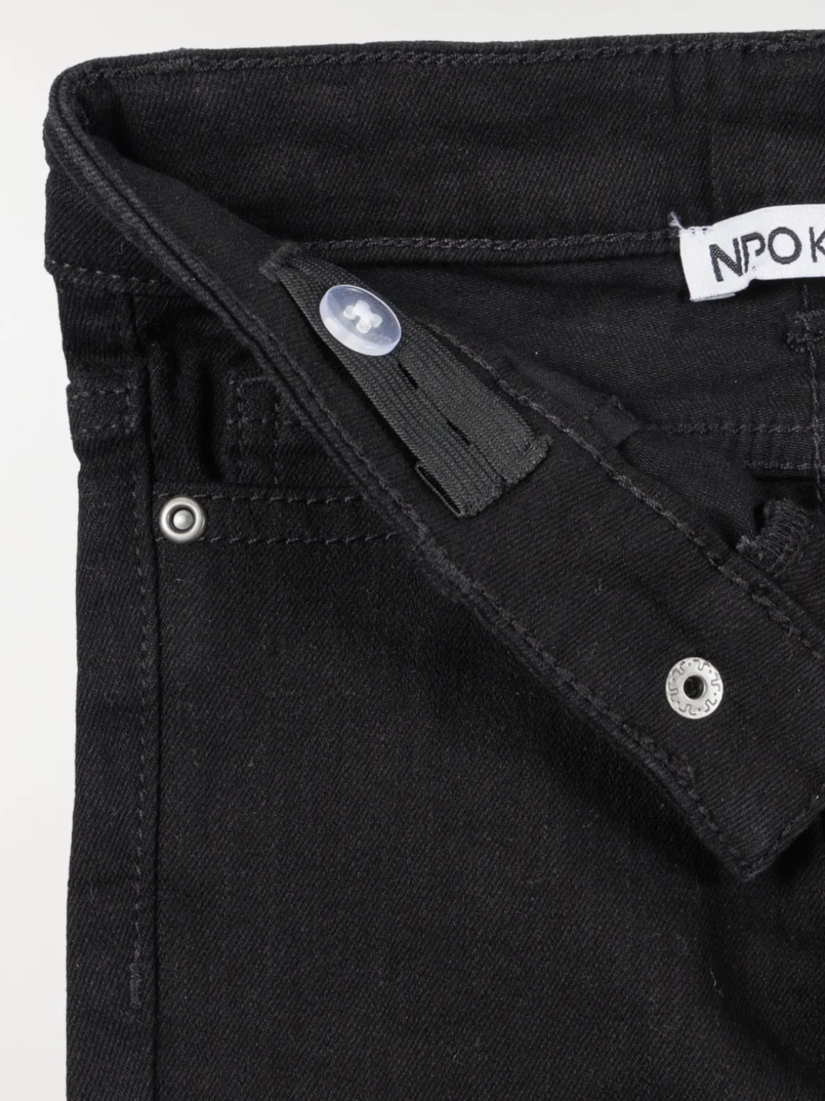 Jean skinny noir garçon (3-12A)