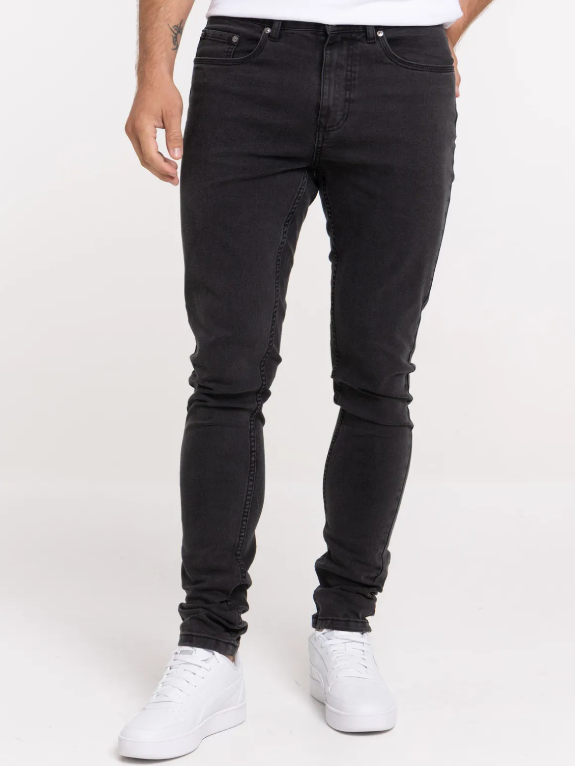 Jean skinny noir homme