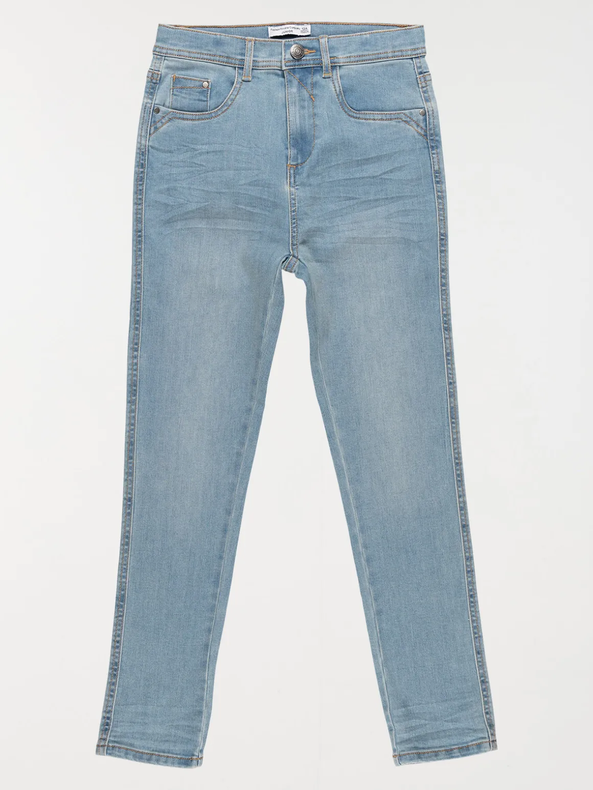 Jean skinny taille haute fille (10-16A)
