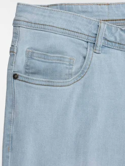 Jean slim bleached homme grande taille