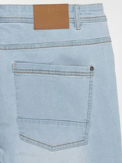 Jean slim bleached homme grande taille
