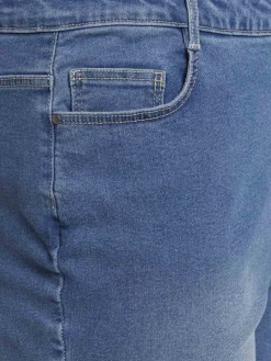 Jean slim stone grande taille femme