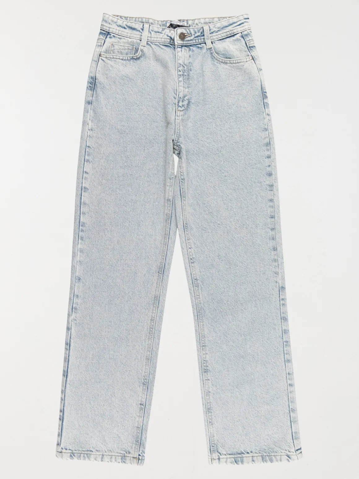 Jean straight bleached fille (XXS-M)