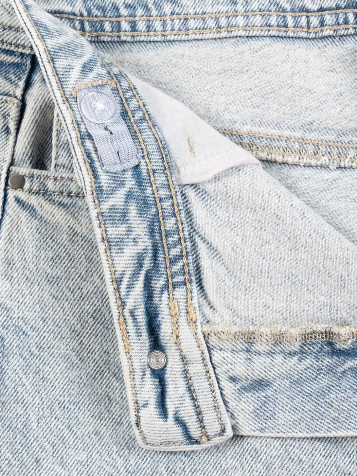 Jean straight bleached fille (XXS-M)