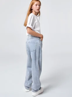 Jean straight bleached fille (XXS-M)