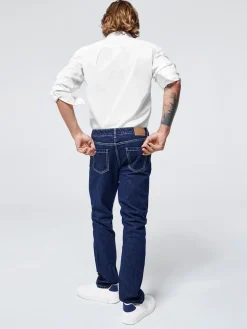 Jean straight brut 100% coton homme