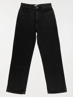 Jean straight fille noir (XXS-M)