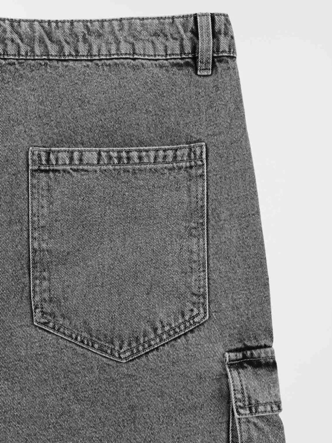 Jean straight gris homme