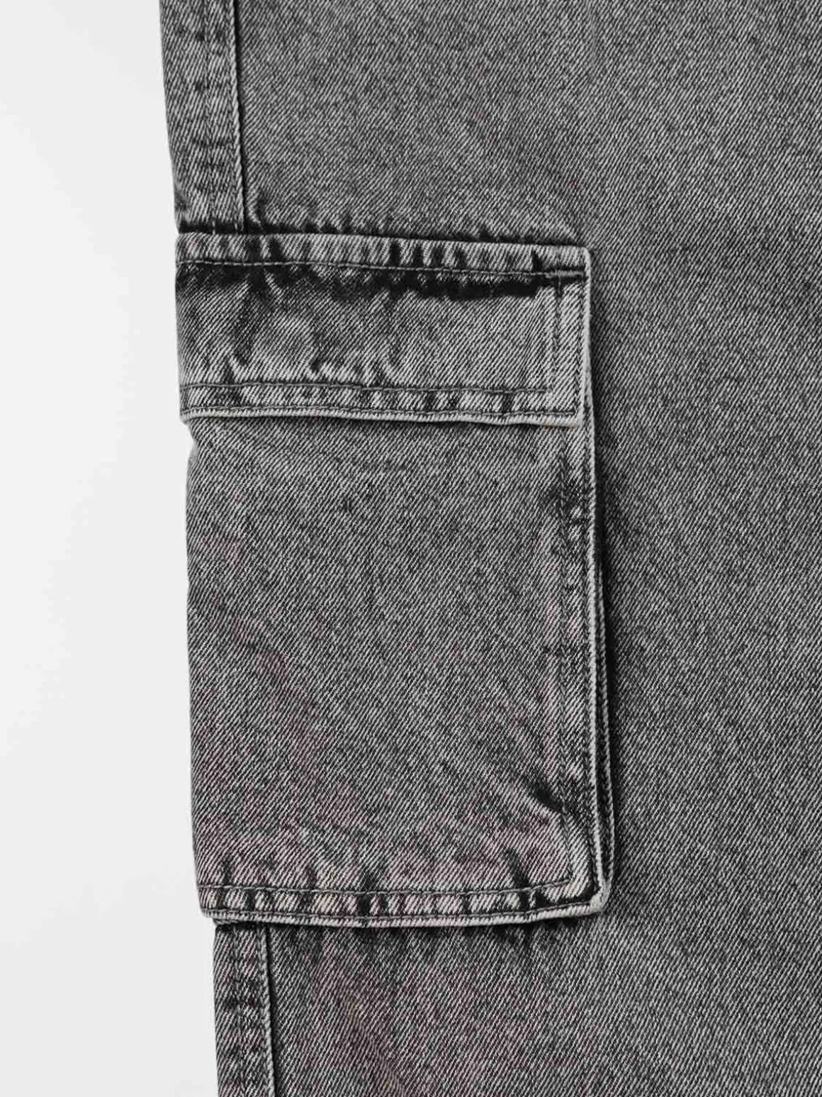 Jean straight gris homme