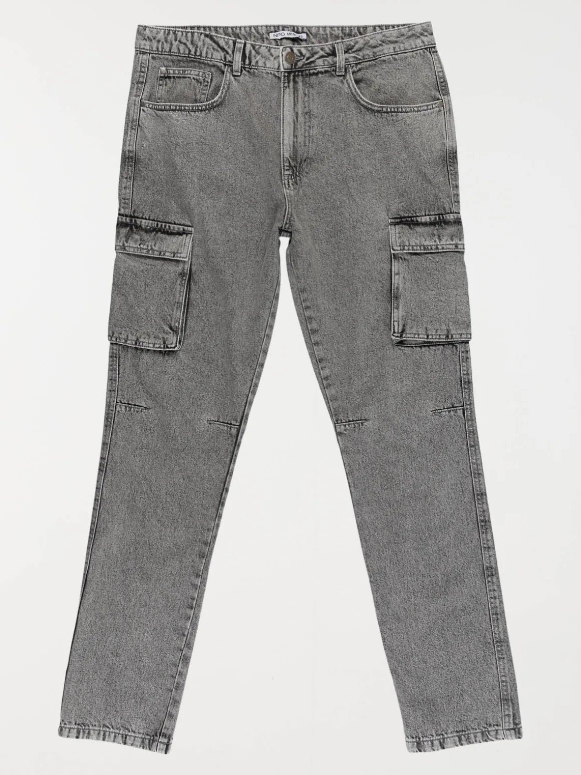 Jean straight gris homme