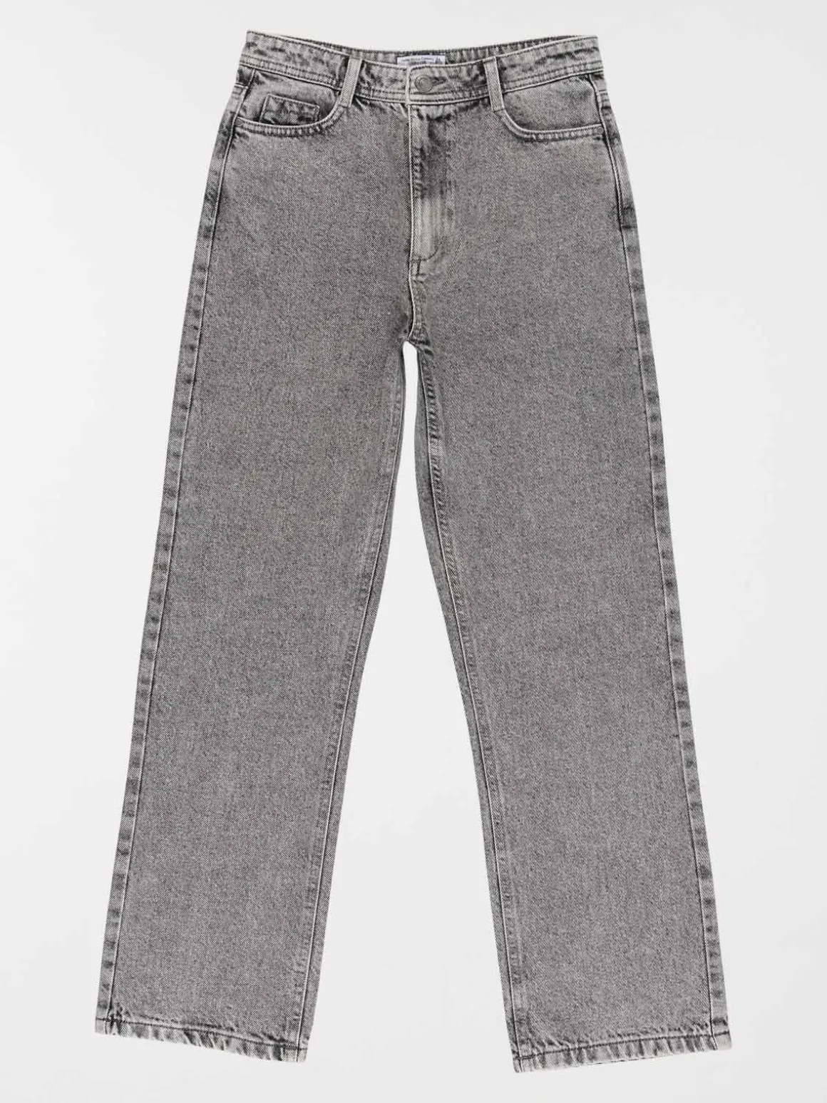 Jean straight gris neige fille (XXS-M)