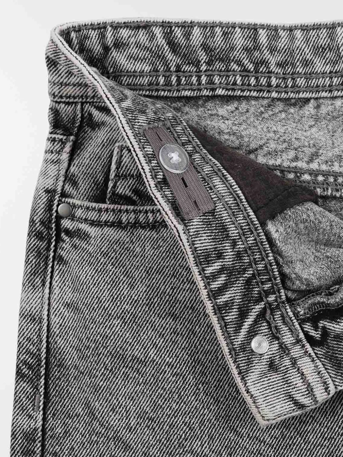 Jean straight gris neige fille (XXS-M)