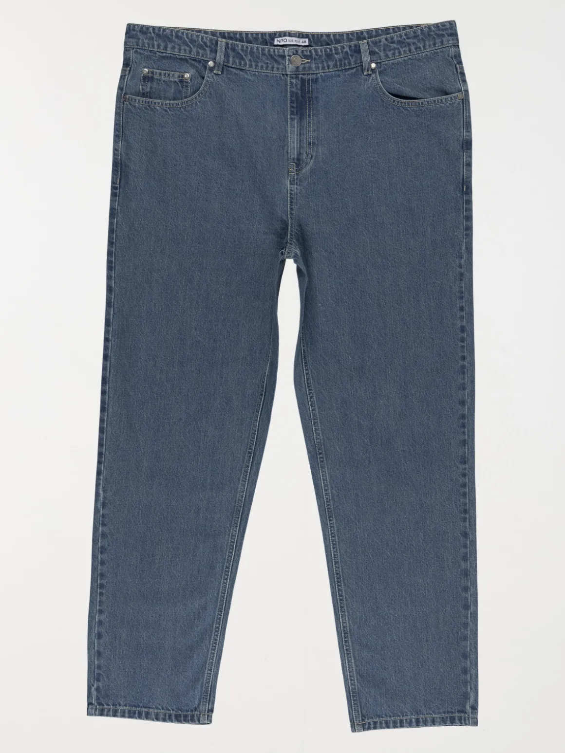 Jean straight stone grande taille homme
