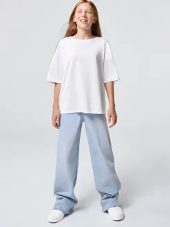 Jean wide leg bleach fille (XXS-M)