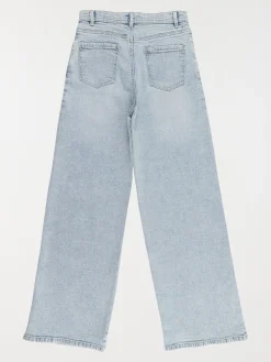 Jean wide leg bleach fille (XXS-M)