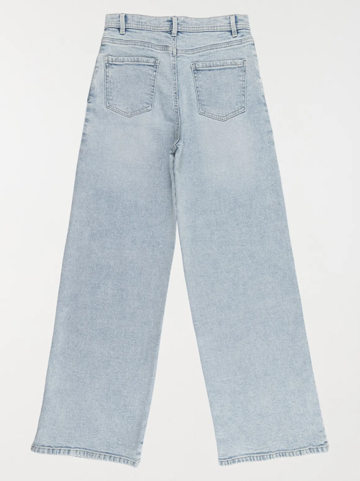 Jean wide leg bleach fille (XXS-M)