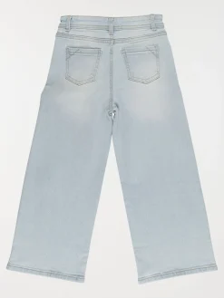 Jean wide leg bleached fille (3-12A)