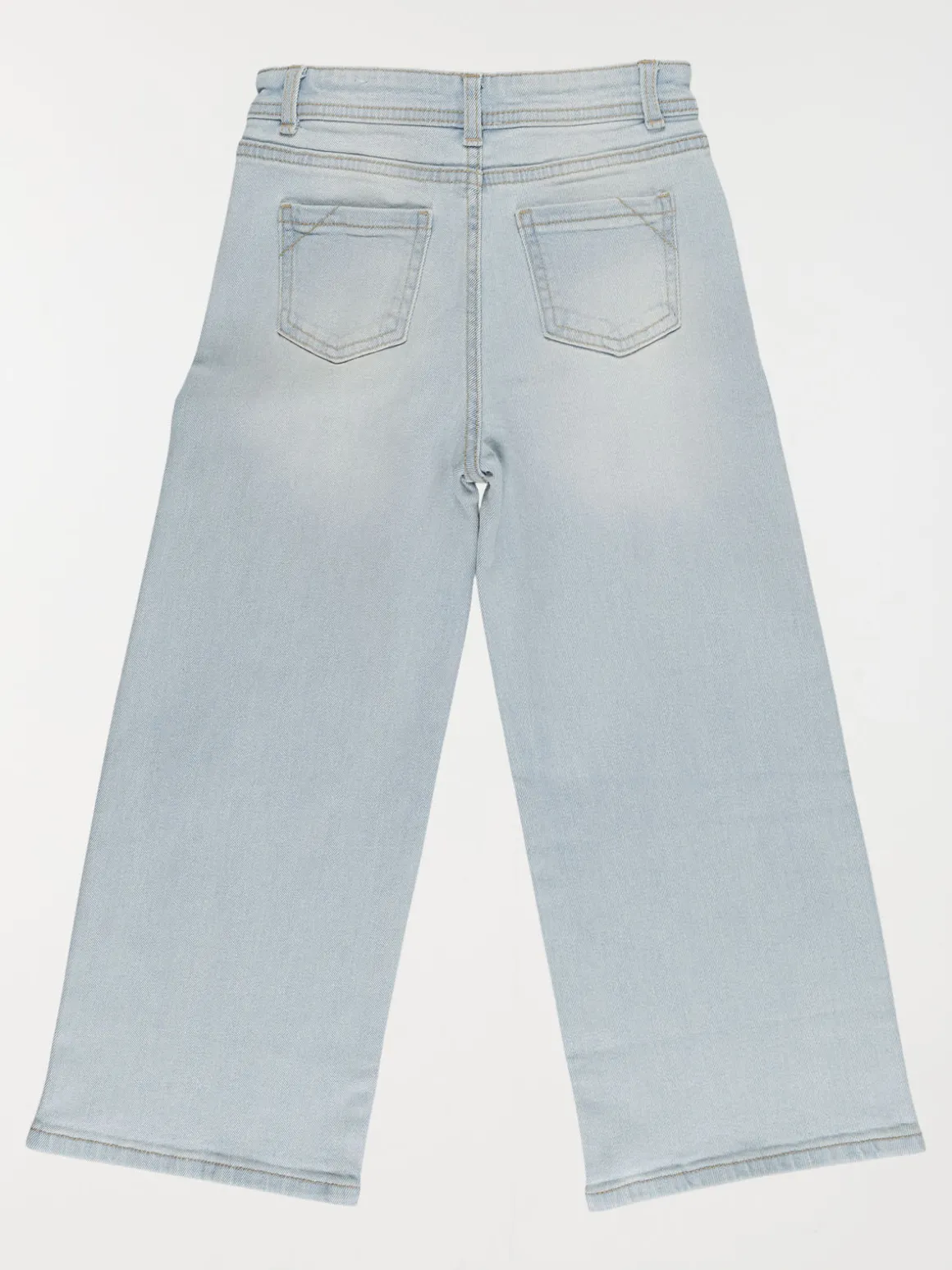 Jean wide leg bleached fille (3-12A)