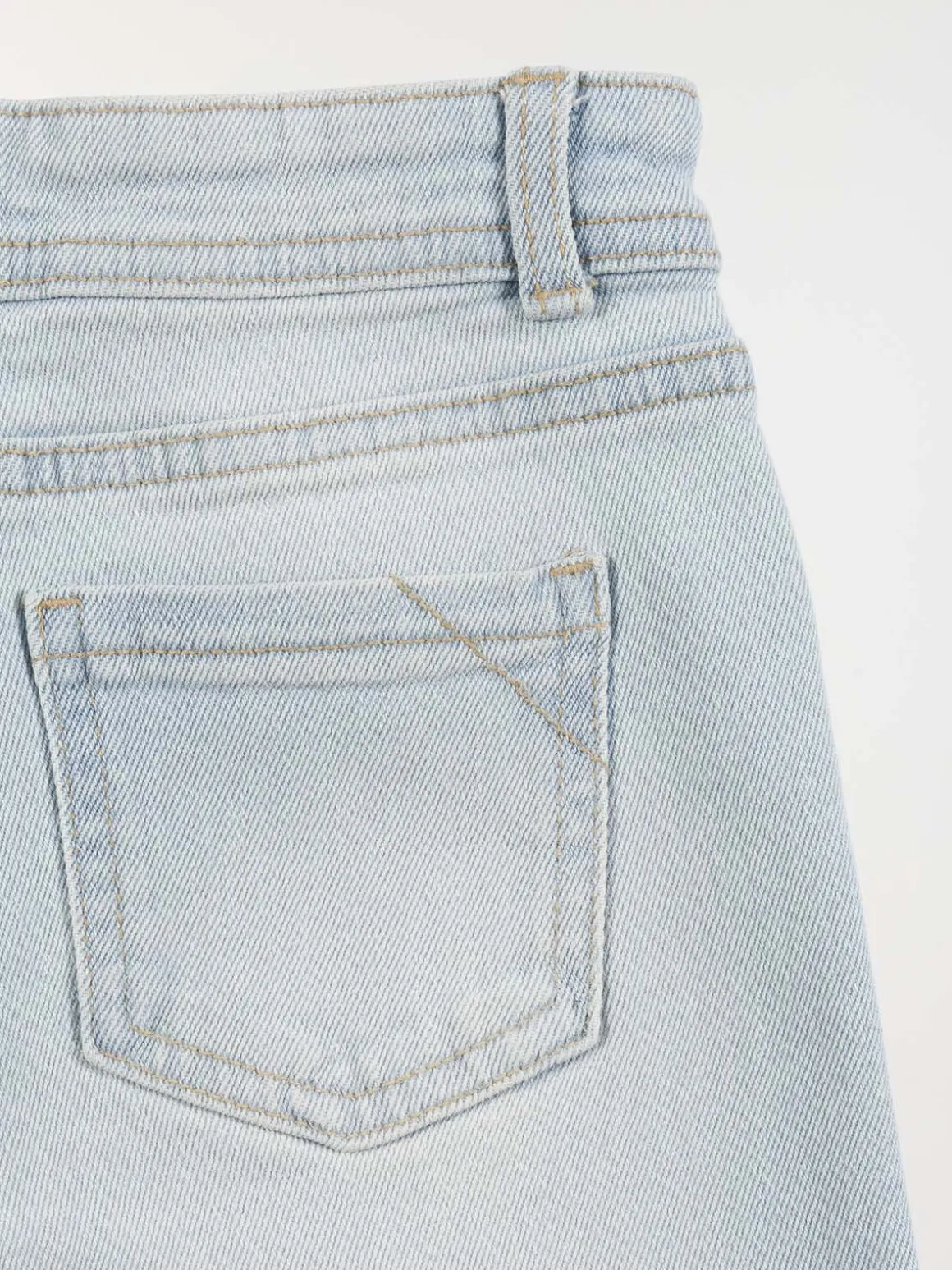Jean wide leg bleached fille (3-12A)