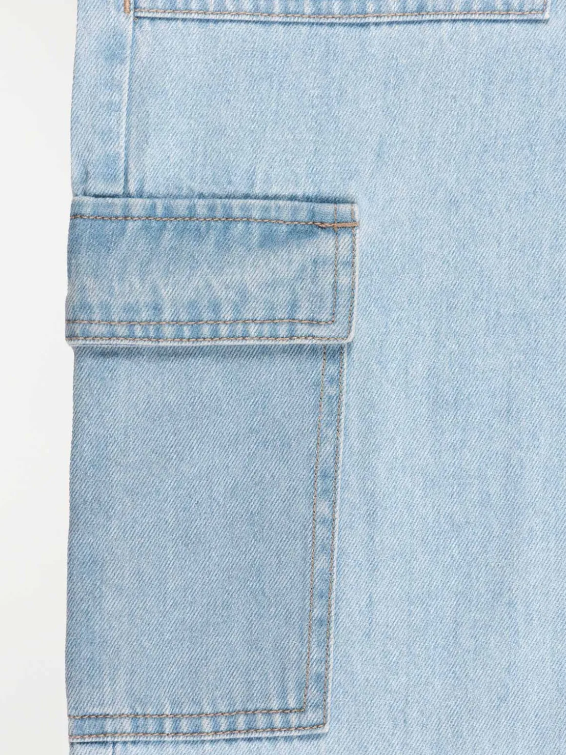 Jean wide leg bleached fille (XXS-M)