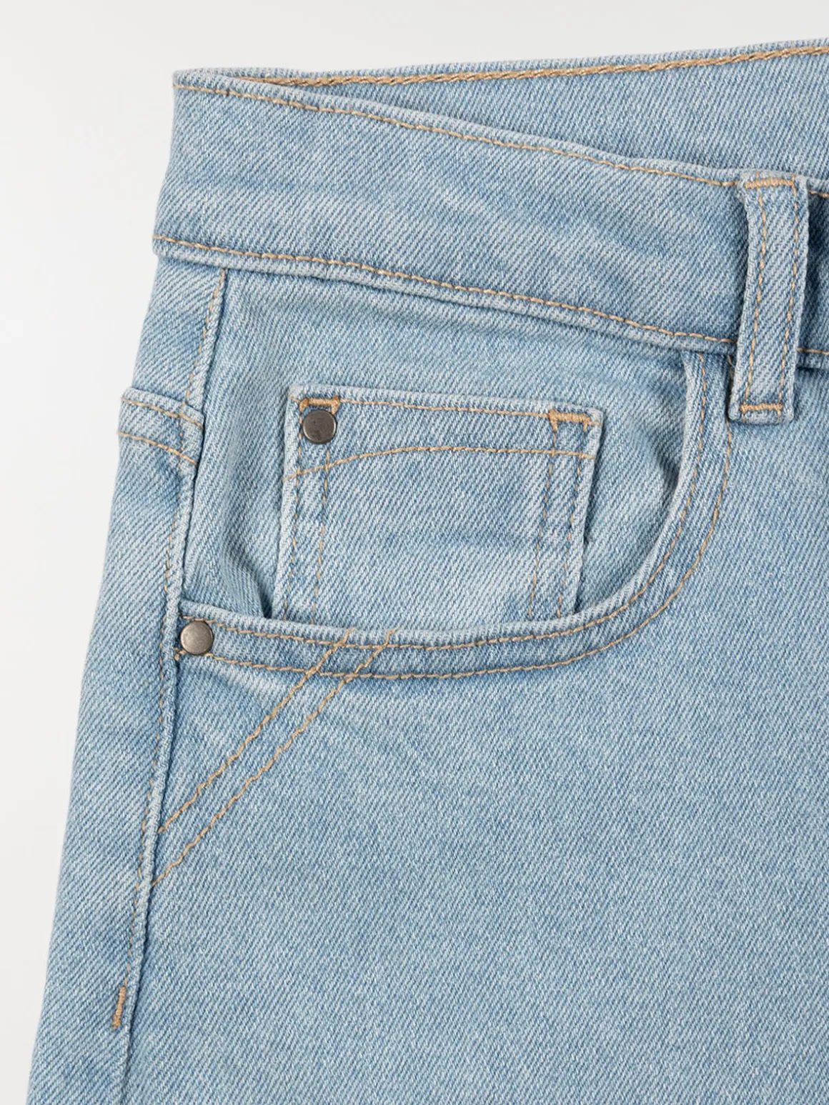 Jean wide leg bleached fille (XXS-M)