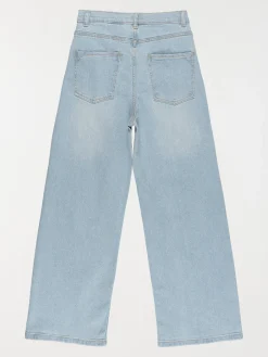 Jean wide leg bleached fille (XXS-M)