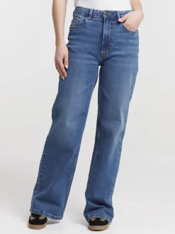 Jean wide leg stone femme
