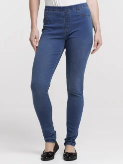 Jegging denim stone femme