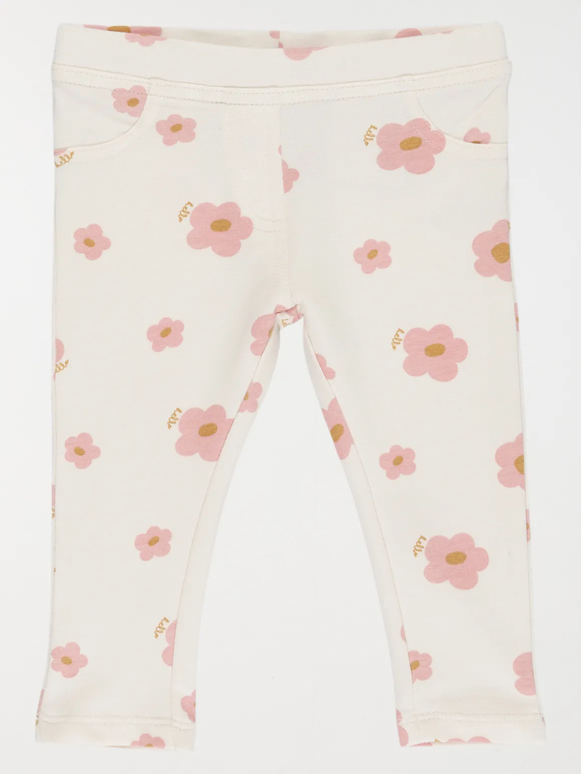 Jegging imprimé fleurs fille (3-36M)