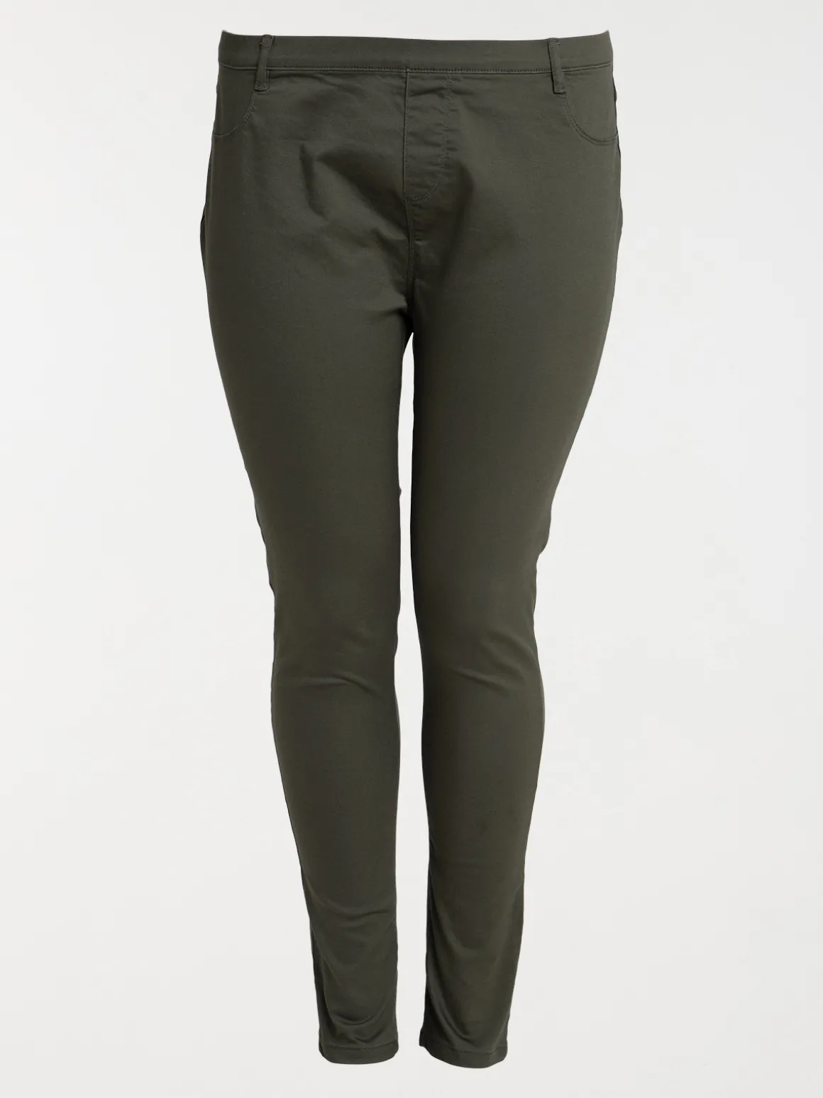Jegging kaki quite grande taille femme