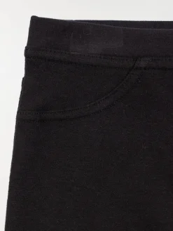 Jegging uni noir fille (3-12A)