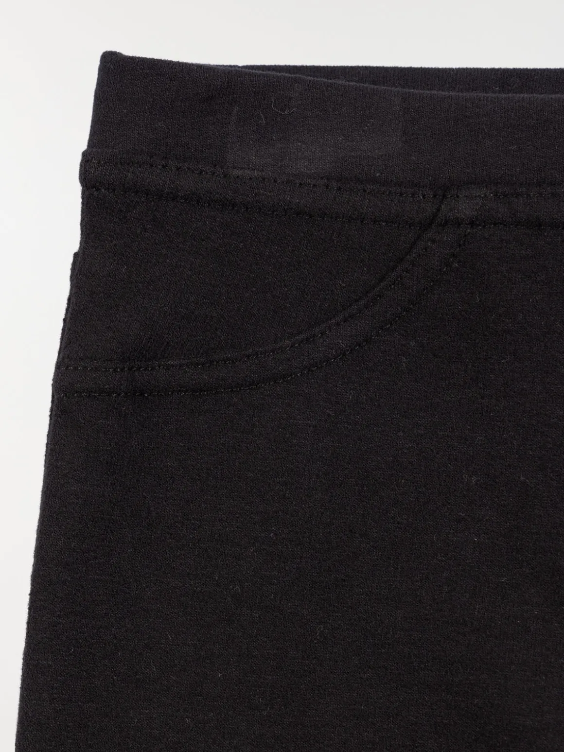 Jegging uni noir fille (3-12A)