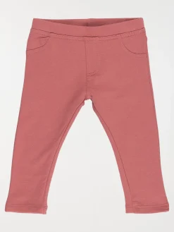 Jegging uni violet prune fille (3-36M)