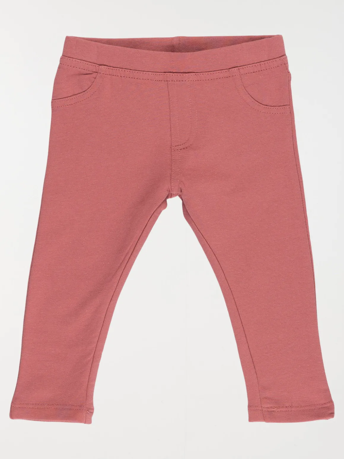 Jegging uni violet prune fille (3-36M)