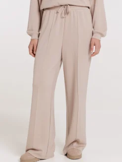 Jogging large taupe clair femme