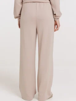 Jogging large taupe clair femme